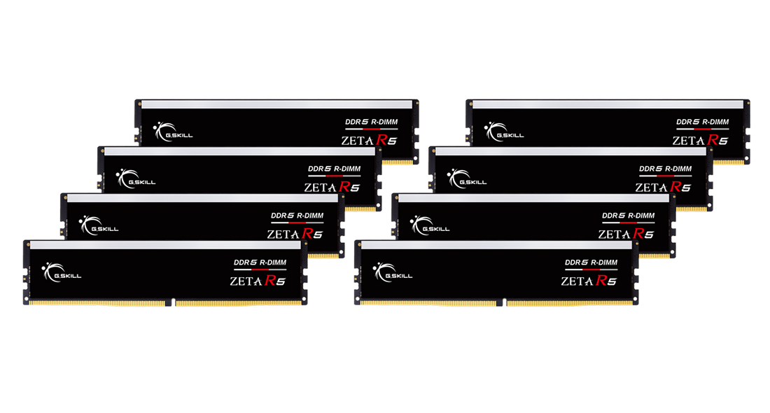 G Skill Zeta R5 DDR5 6000/6400MHz 64/128GB  Intel XMP 3.0 and ECC support
