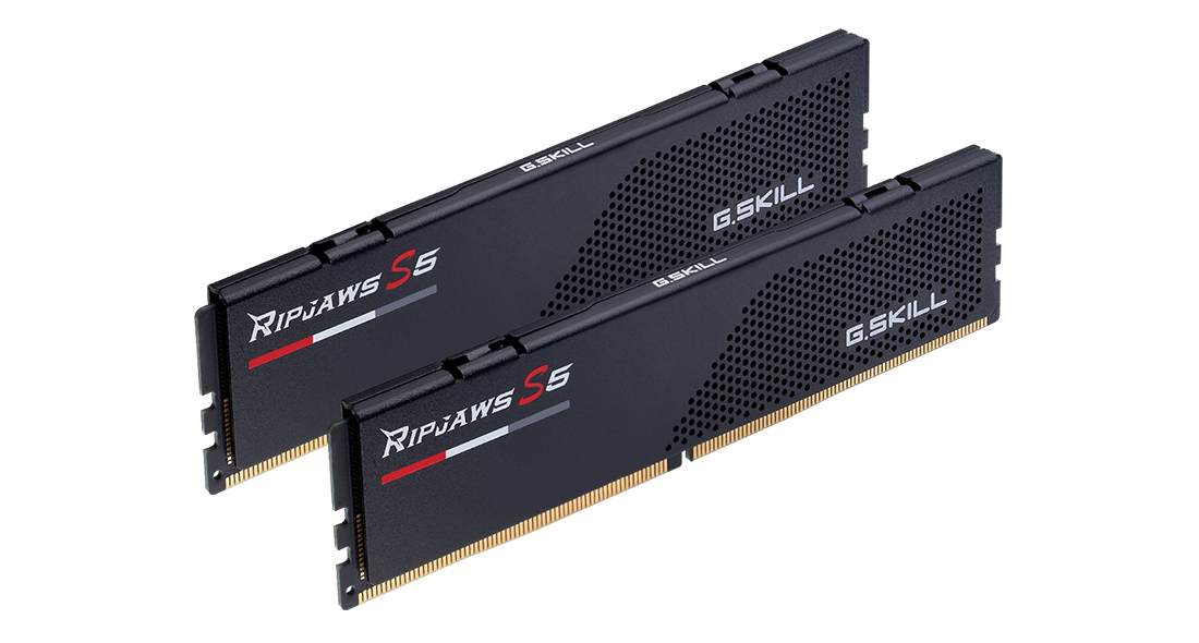 G Skill Ripjaws S5 Black Heatsink Low Profile DDR5 5600MHz 48GB (24GBx2) (F5-5600J4040D24GX2-RS5K)