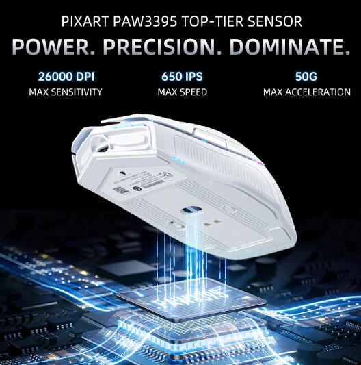 MACHENIKE L8Pro 滑鼠 Wireless Gaming Mouse With Charging Dock (1 Year)