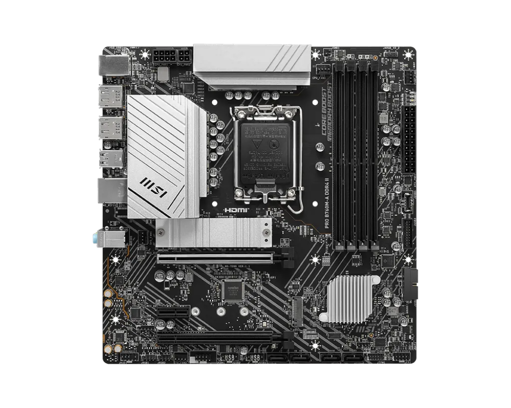 (支援最新14代)MSI微星 PRO B760M-A DDR4 II B760 M ATX