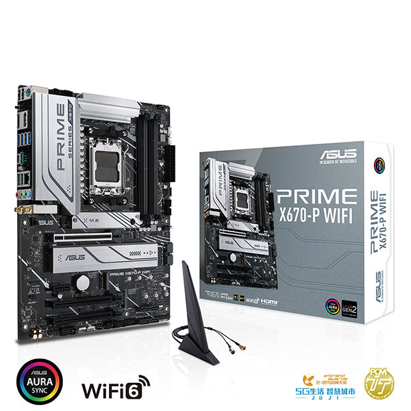 ASUS 華碩PRIME X670-P WIFI-CSM ATX 主機板(DDR5)