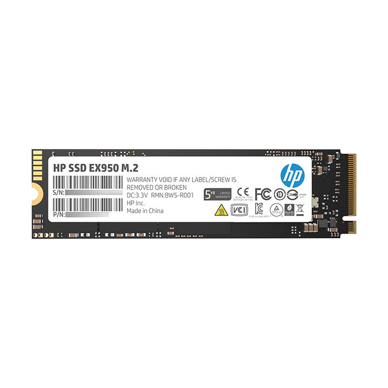 HP EX950 M.2 PCI-E NVMe SSD 1TB 固態硬碟 (3500MB/s)