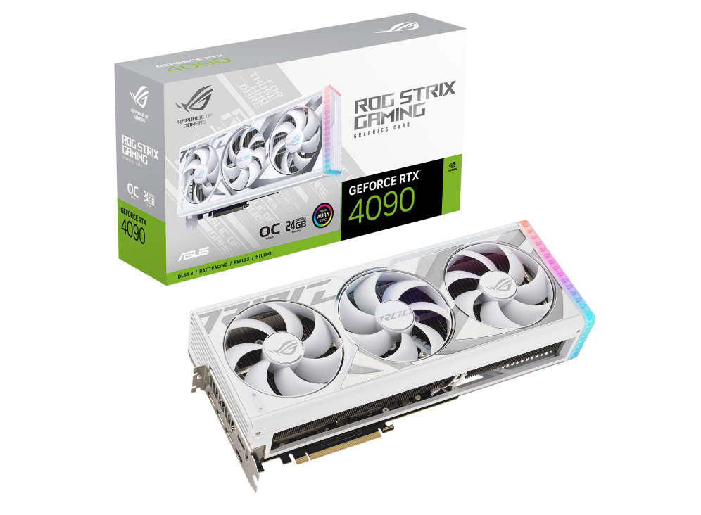 (只限砌機)ASUS 華碩 ROG Strix White Edition GeForce RTX 4090 24G OC 顯示卡