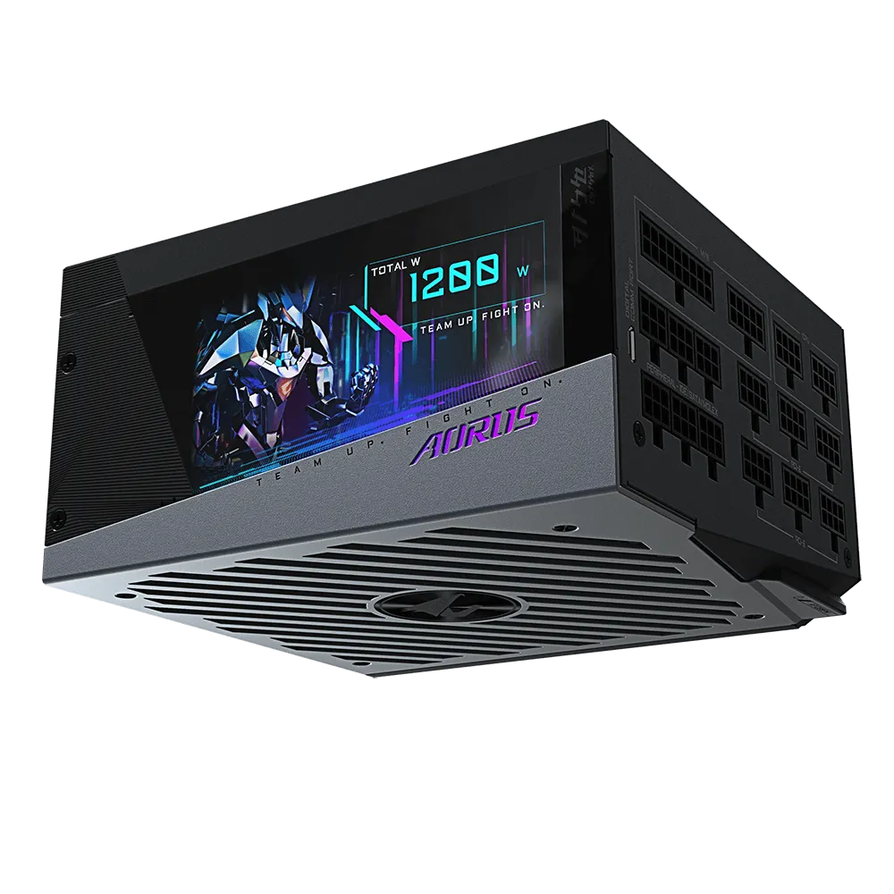 Gigabyte AORUS P1200W 1200W LCD 80Plus PLATINUM MODULAR 全模組 主機電源