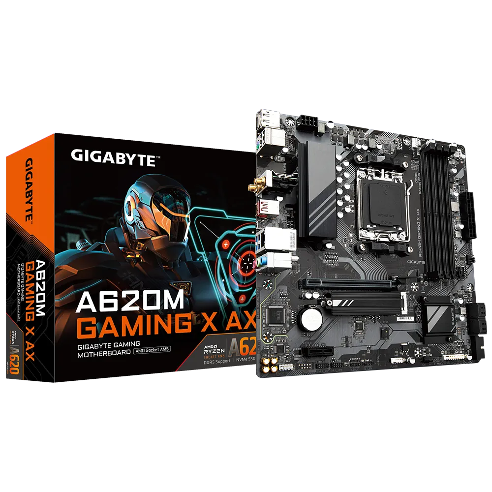 GIGABYTE 技嘉 A620M GAMING X AX Micro-ATX 主機板 (DDR5)