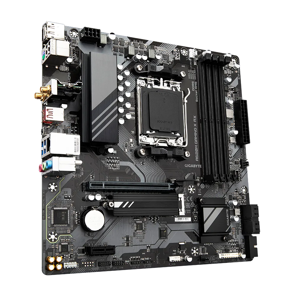 GIGABYTE 技嘉 A620M GAMING X AX Micro-ATX 主機板 (DDR5)