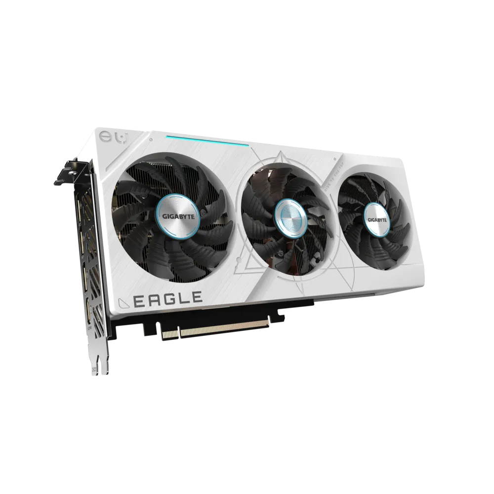 GIGABYTE 技嘉 GeForce RTX4070Ti SUPER 16GB GDDR6X EAGLE  ICE OC 白色顯示卡