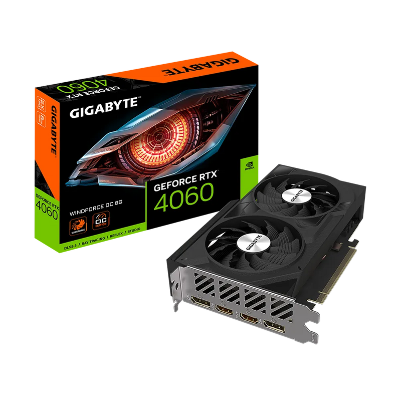 GIGABYTE 技嘉 GeForce RTX 4060 WINDFORCE OC 8G 顯示卡
