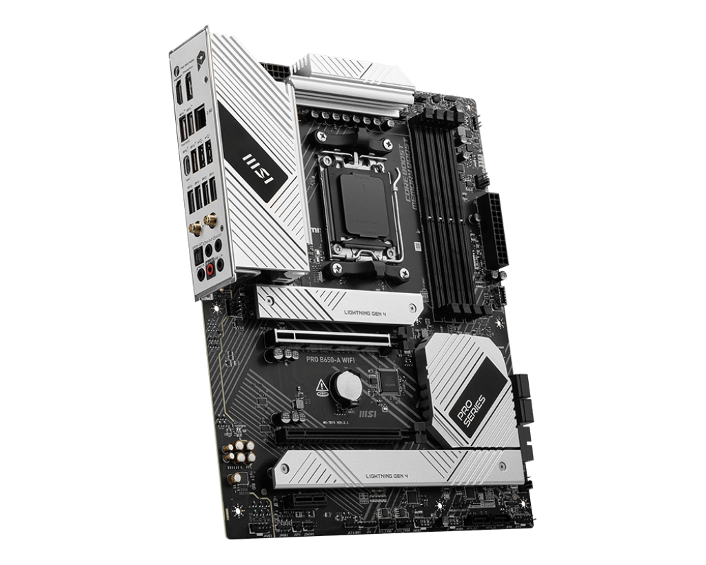 MSI 微星 PRO B650-A WIFI ATX 白色主機板 (DDR5)