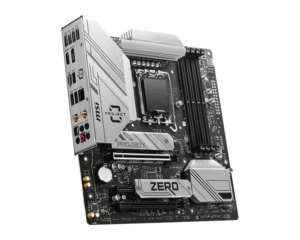 MSI 微星 B760M PROJECT ZERO 白色 主機板 (DDR5)  (3 Years)