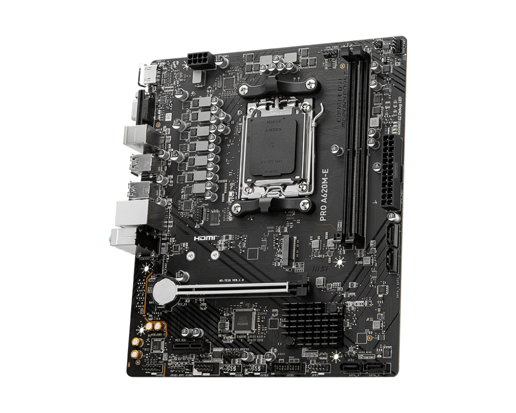 MSI 微星 PRO A620M-E Micro-ATX 主機板 (DDR5)
