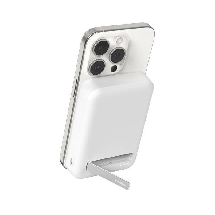 Belkin Boost Charge 10000mAh 便攜式磁吸無線行動電源 內置支架 Qi2