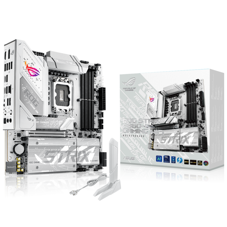 ASUS 華碩 ROG STRIX B860-G GAMING WIFI ATX 白色主機板