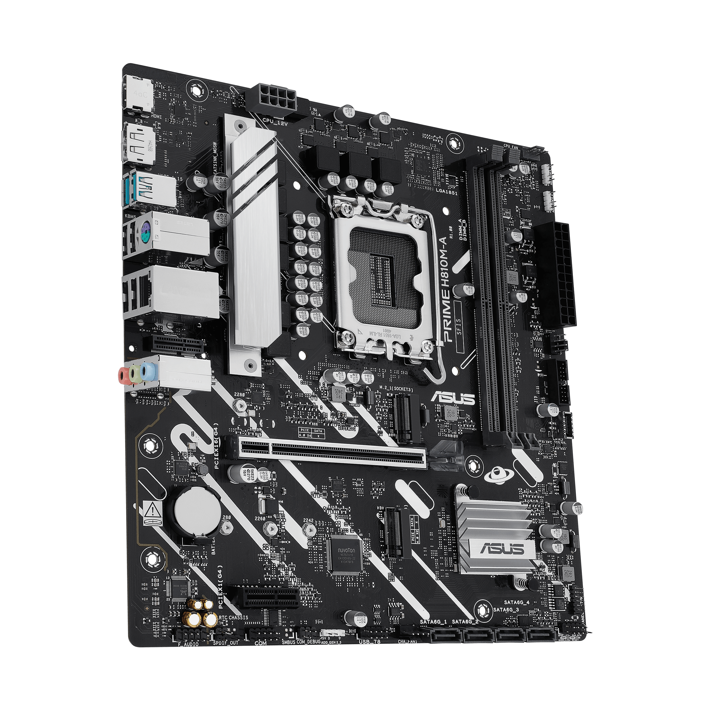 ASUS 华硕PRIME H810M-A-CSM MATX 主机板