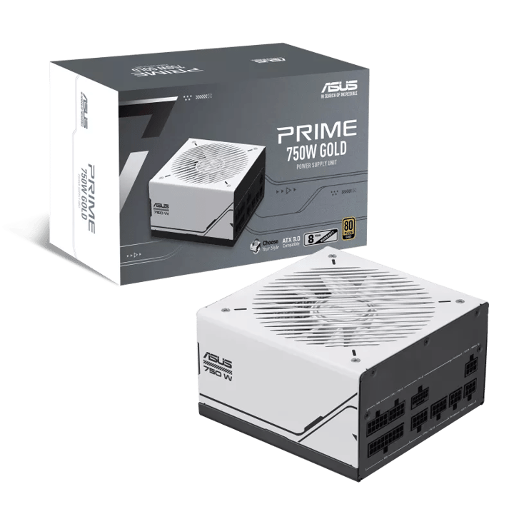 ASUS 華碩 Prime ATX3.0 (PCIe 5.0) 80Plus Gold 金牌 全模組 火牛 (8年保) 750/850W