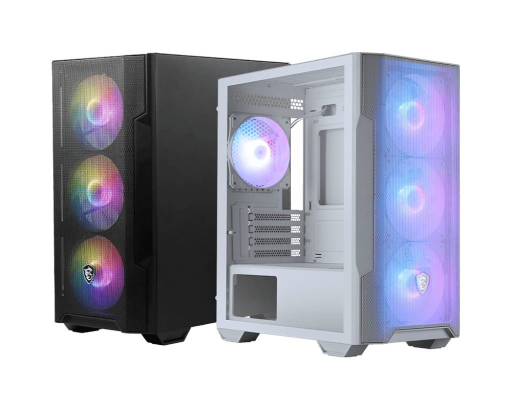 MSI 微星 MAG FORGE M100R Micro-ATX 機箱 - Black / White 黑 / 白色
