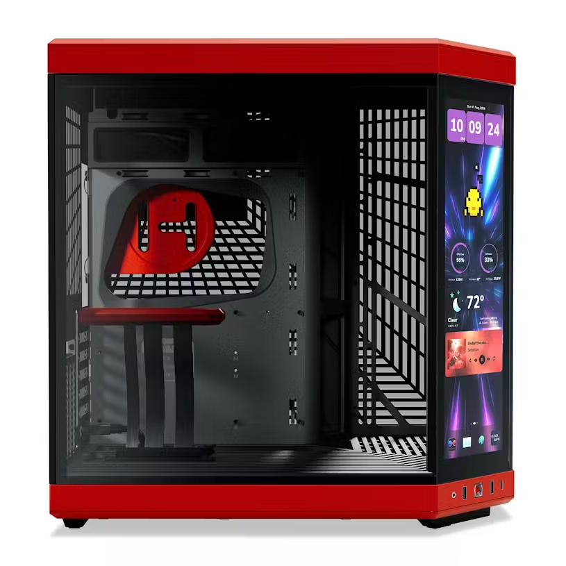 HYTE Y70 Touch Infinity ATX 機箱 - 黑 / 雪白 / 黑紅/ 黑白