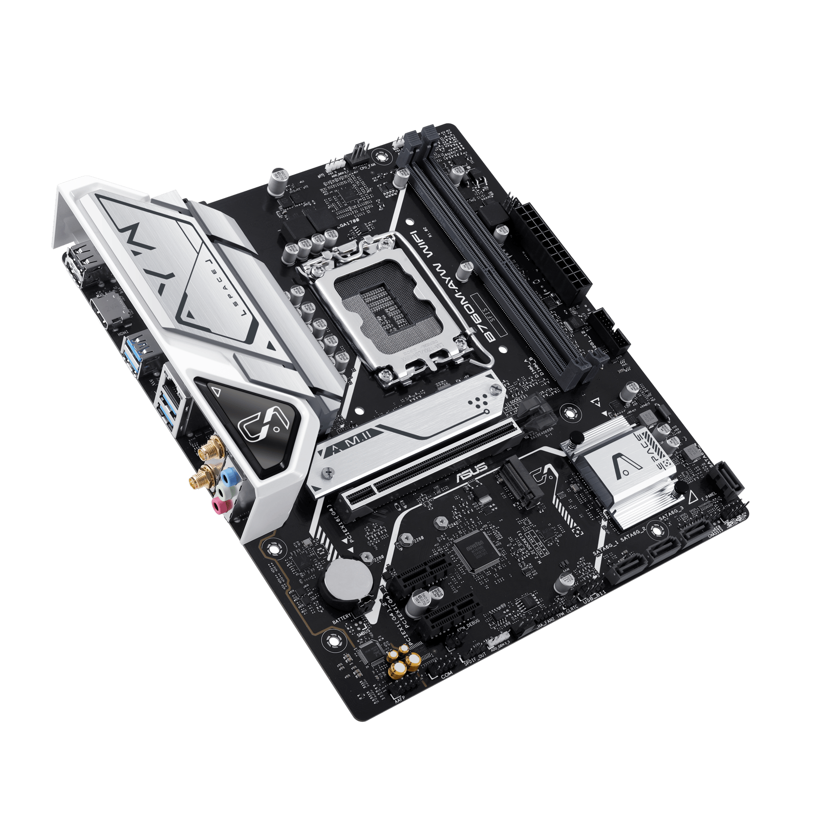 ASUS 华硕B760M-AYW WIFI Micro-ATX 主机板DDR5