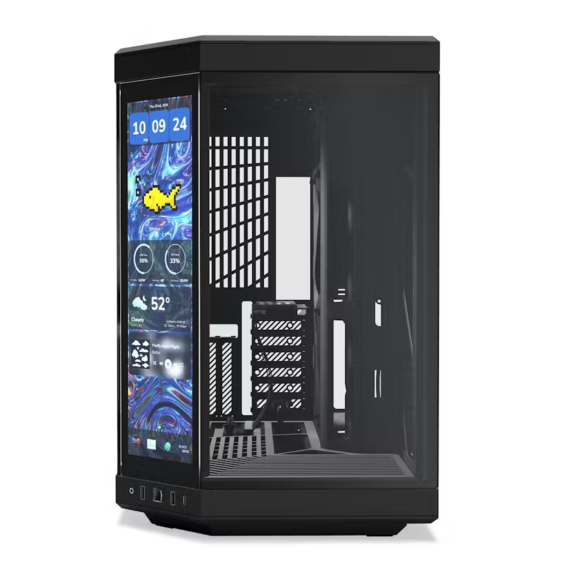 HYTE Y70 Touch Infinity ATX 機箱 - 黑 / 雪白 / 黑紅/ 黑白