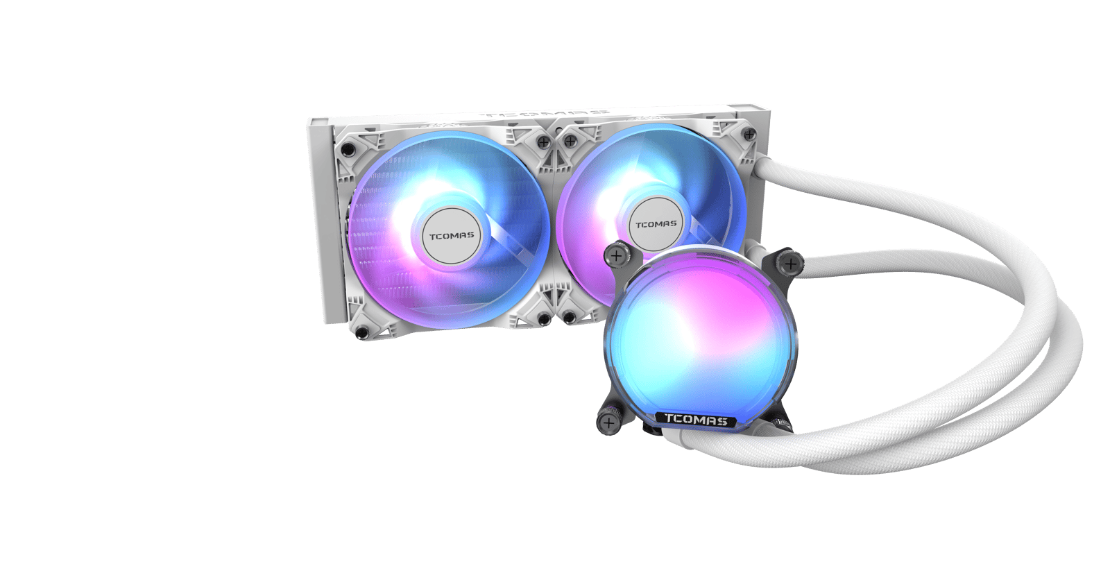 TCOMAS 鈦鉭 SJA-080 AMD 360mm CPU 黑/白 水冷散熱器