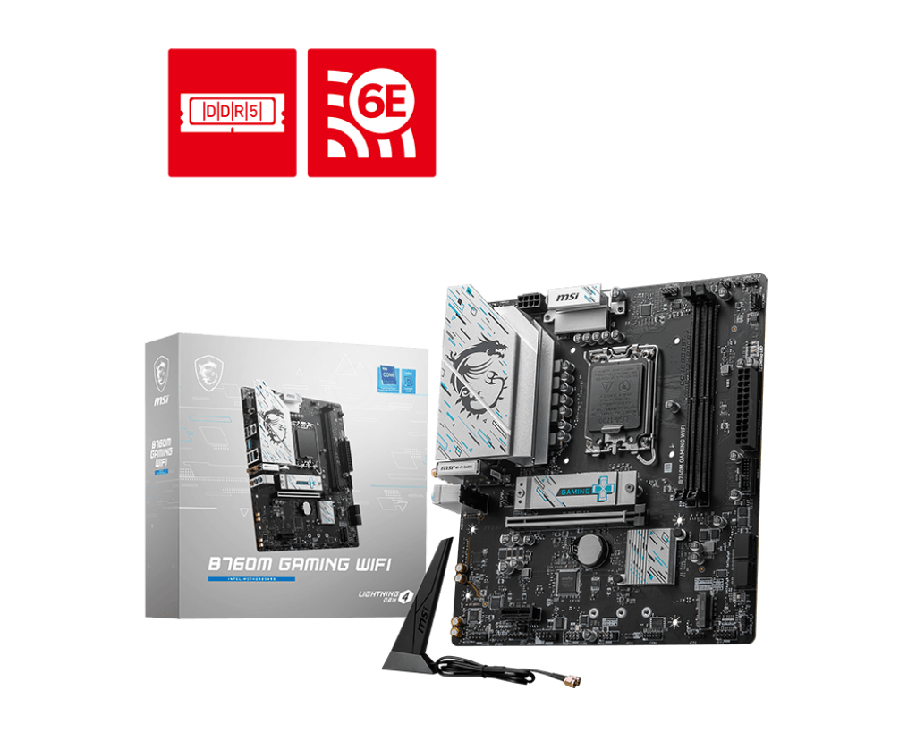 MSI 微星 B760M GAMING WIFI Micro-ATX 主機板 (DDR5)