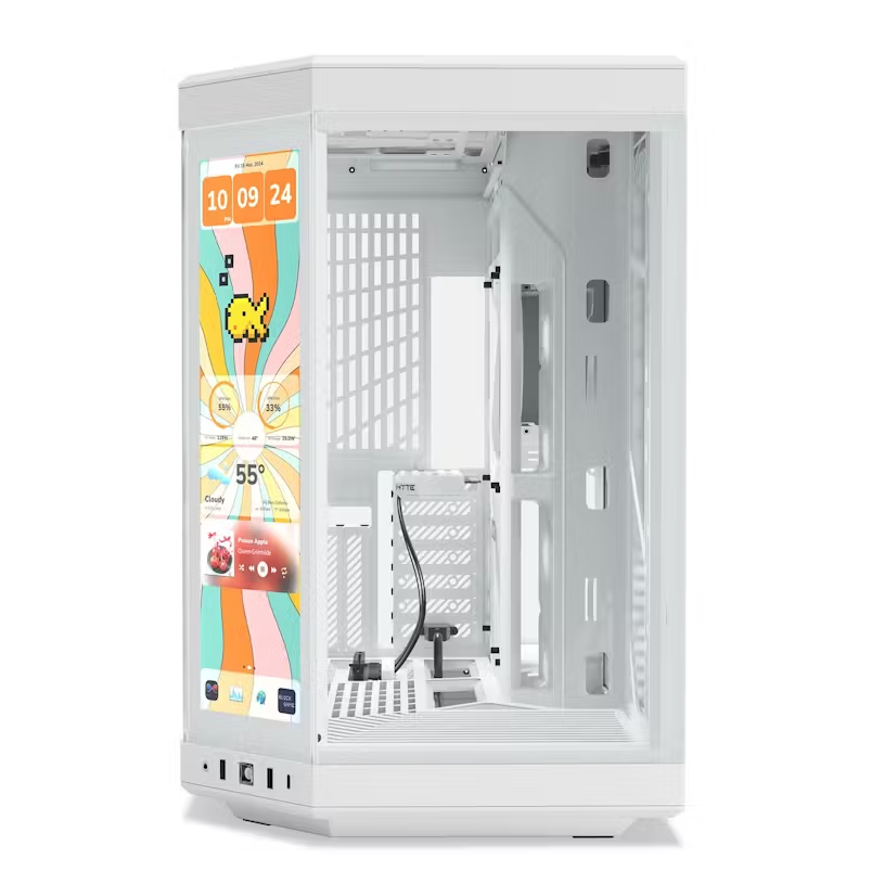 HYTE Y70 Touch Infinity ATX 機箱 - 黑 / 雪白 / 黑紅/ 黑白