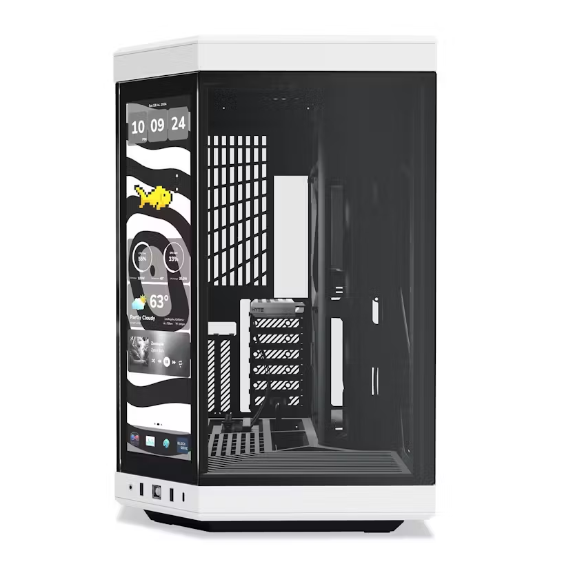 HYTE Y70 Touch Infinity ATX 機箱 - 黑 / 雪白 / 黑紅/ 黑白