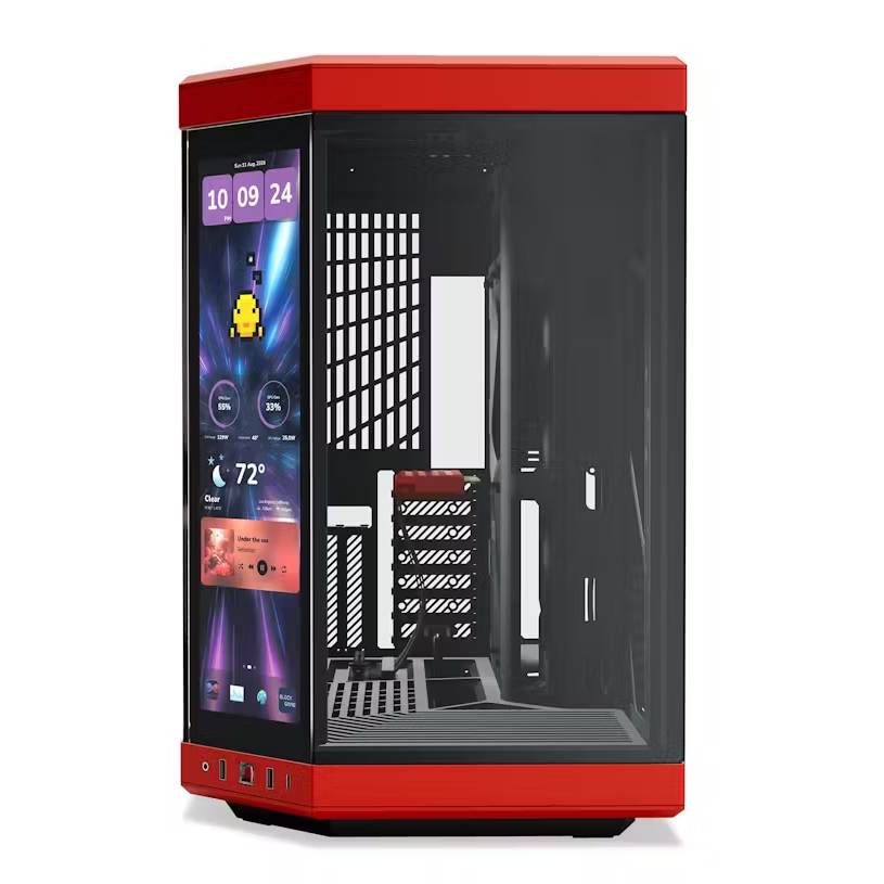 HYTE Y70 Touch Infinity ATX 機箱 - 黑 / 雪白 / 黑紅/ 黑白