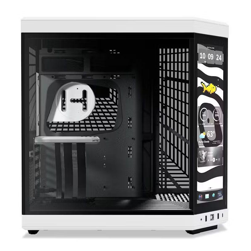 HYTE Y70 Touch Infinity ATX 機箱 - 黑 / 雪白 / 黑紅/ 黑白