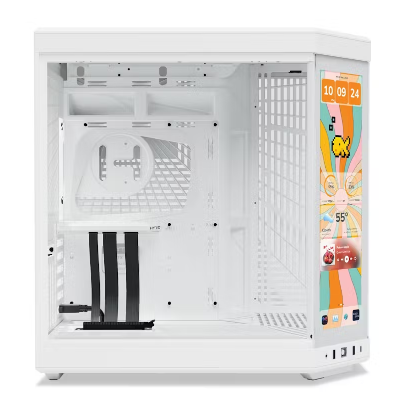 HYTE Y70 Touch Infinity ATX 機箱 - 黑 / 雪白 / 黑紅/ 黑白