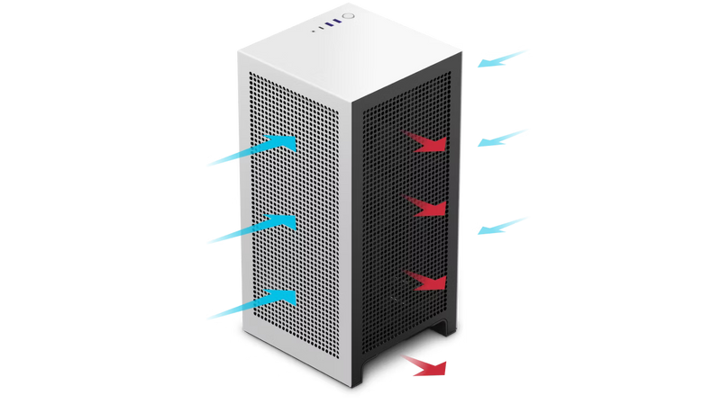 【POWER BY ASUS】 NZXT H1 ASUS 4070 ITX電競迷你組合 | 16核24線 | RTX4070 | 32GB RAM DDR5  | 1TB Gen4 SSD | ROG B760 |免費送貨 | 免費組裝