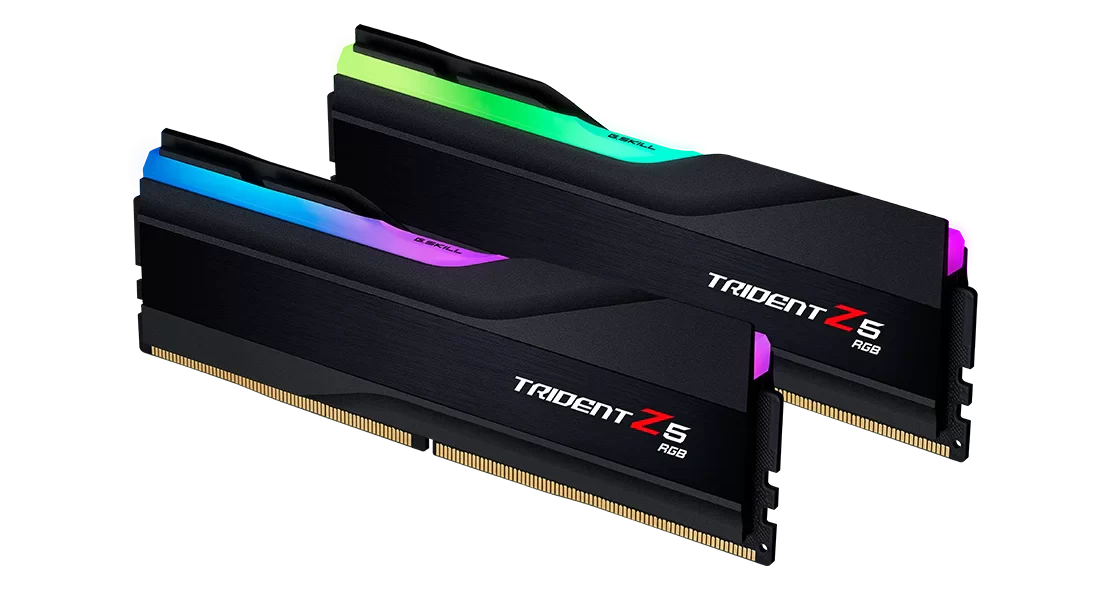 G.Skill Trident Z5 RGB Black DDR5 5600MHz 64GB (32GB x 2) CL36 (F5-5600J3636D32GX2-TZ5RK)