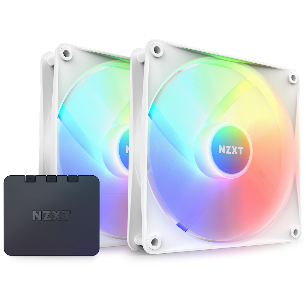NZXT F140 RGB Core Twin Pack with Controller