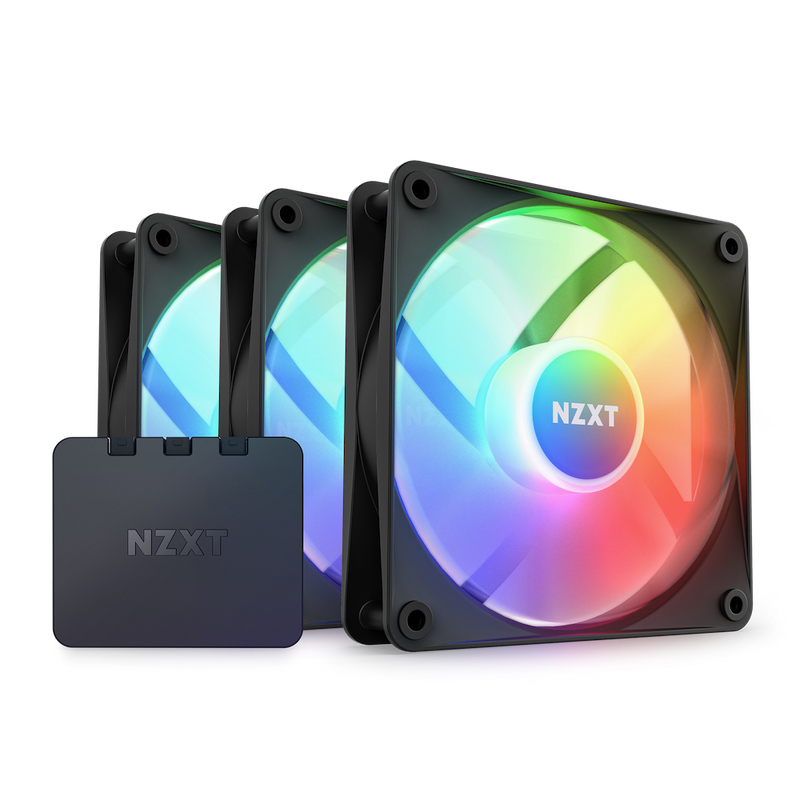 NZXT F120 RGB Core Triple Pack with Controller