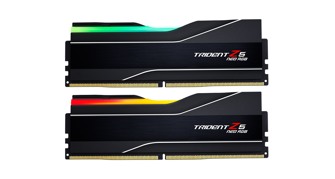 G Skill Trident Z5 Neo RGB DDR5 6000MHz 48GB AMD EXPO (24GBx2) (F5-6000J4048F24GX2-TZ5NR)