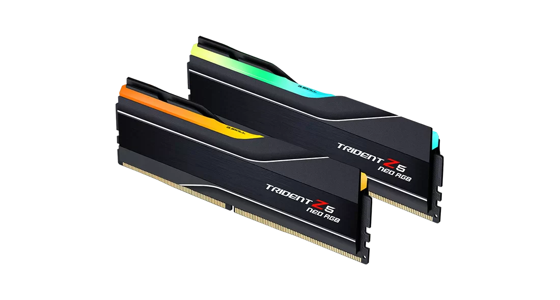 G Skill Trident Z5 Neo RGB DDR5 5600MHz 96GB AMD EXPO (48GBx2) (F5-5600J4040D48GX2-TZ5NR)