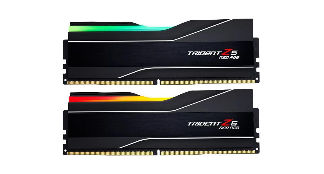 G Skill Trident Z5 Neo RGB DDR5 5600MHz 48GB AMD EXPO (24GBx2) (F5-5600J4040D24GX2-TZ5NR)