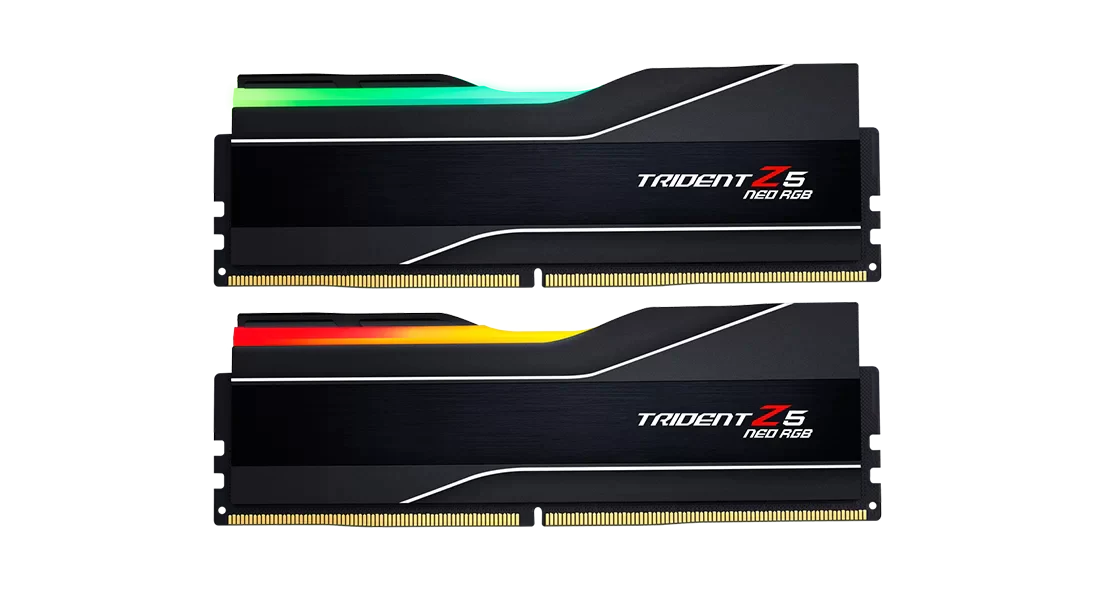 G Skill Trident Z5 Neo RGB DDR5 5600MHz 96GB AMD EXPO (48GBx2) (F5-5600J4040D48GX2-TZ5NR)