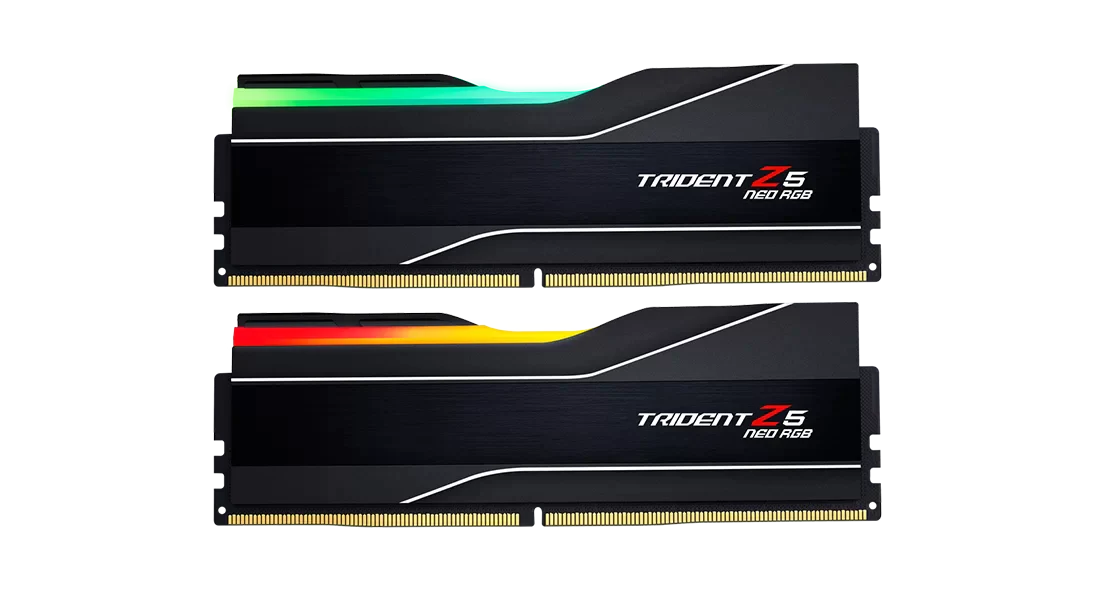 G Skill Trident Z5 Neo RGB DDR5 6000MHz 48GB AMD EXPO (24GBx2) (F5-6000J4048F24GX2-TZ5NR)