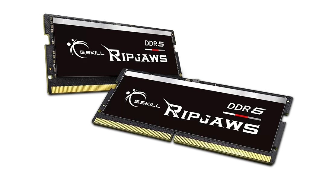 G.Skill Ripjaws DDR5 SODIMM 5600 MHz CL46-45-45 16-64GB (LAPTOP USE)