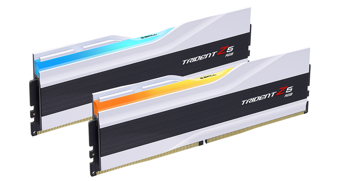 (最高銷量)G.Skill Trident Z5 RGB 黑/銀/白 DDR5 6000MHz 32GB (16GB x 2) (F5-6000J3636F16GX2-TZ5RK)