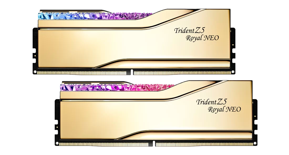 G.Skill Trident Z5 ROYAL Neo RGB Gold DDR5 6000 MHz - AMD EXPO
