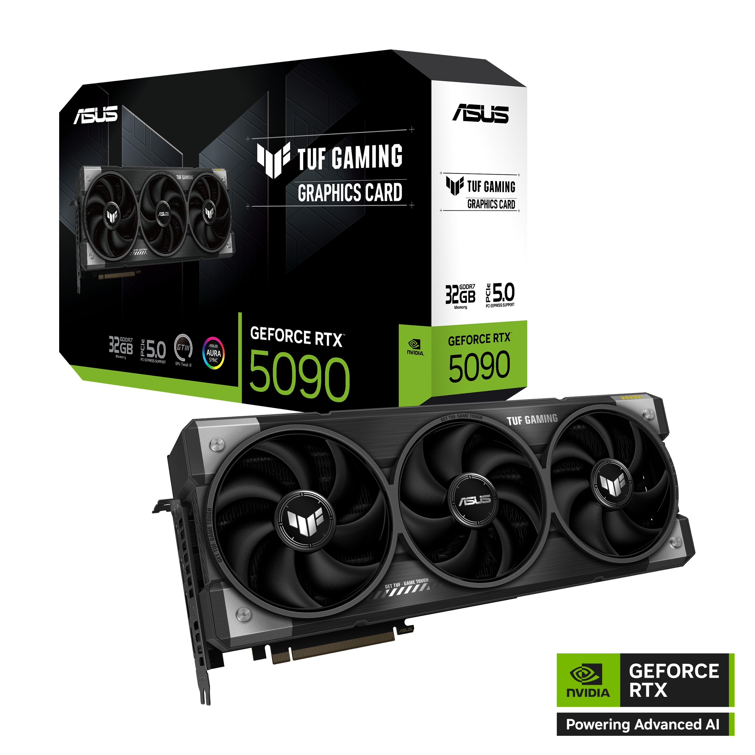 ASUS 華碩 TUF GAMING GeForce RTX 5090 32GB GDDR7 顯示卡