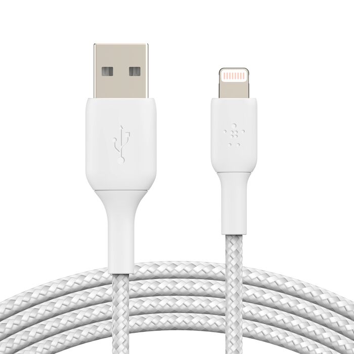 Belkin Boost Charge Lightning 至 USB-A 編織充電線