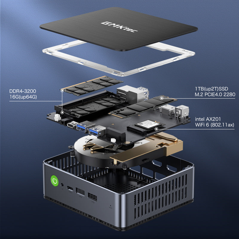 (全城熱賣) GMK 迷你電腦 NucBox K3 Pro i7-12650H 24+2T Window 11 Pro Mini PC