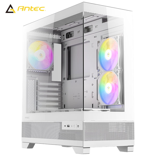 (内附3只风扇)Antec CX500M RGB MATX 电竞机箱黑/白