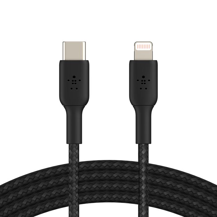 Belkin Boost Charge Lightning 至 USB-C 編織充電線