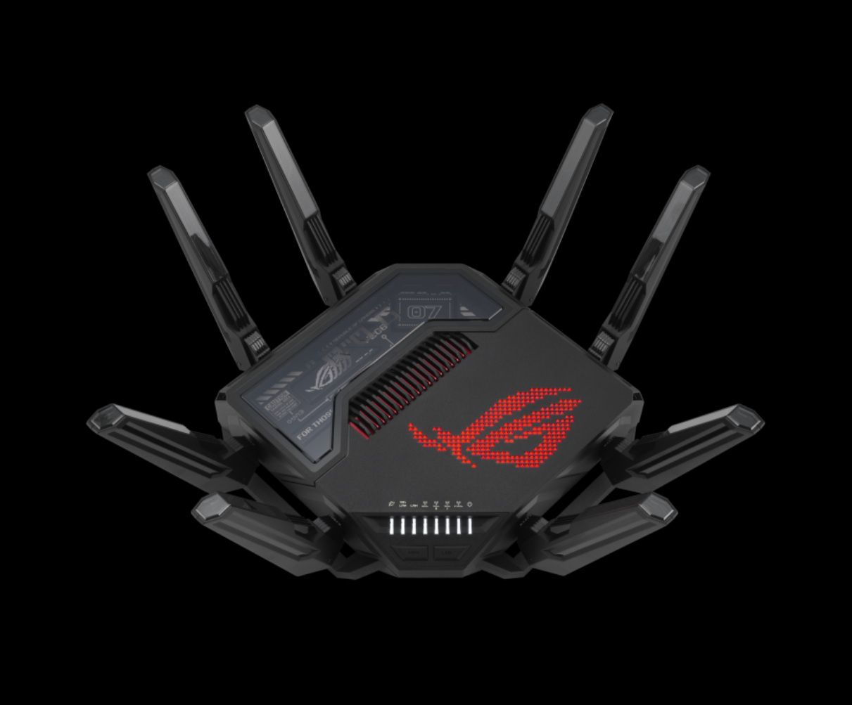 ASUS 华硕ROG Rapture GT-BE98 BE25000 四频WiFi 7 (802.11be) 电竞无线路由器
