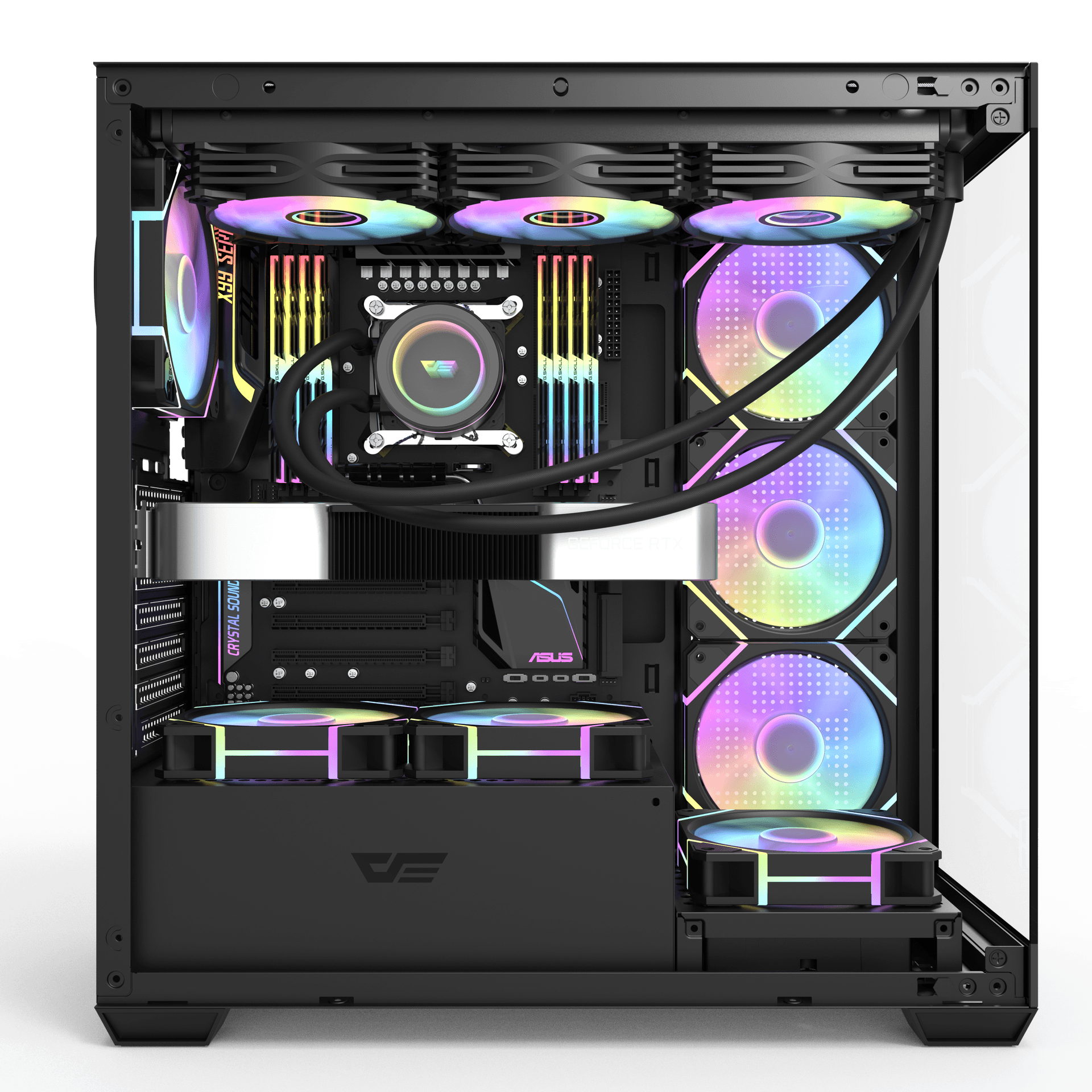 DARKFLASH DS900 Glass窄身全海景 MID-TOWER ATX CASE