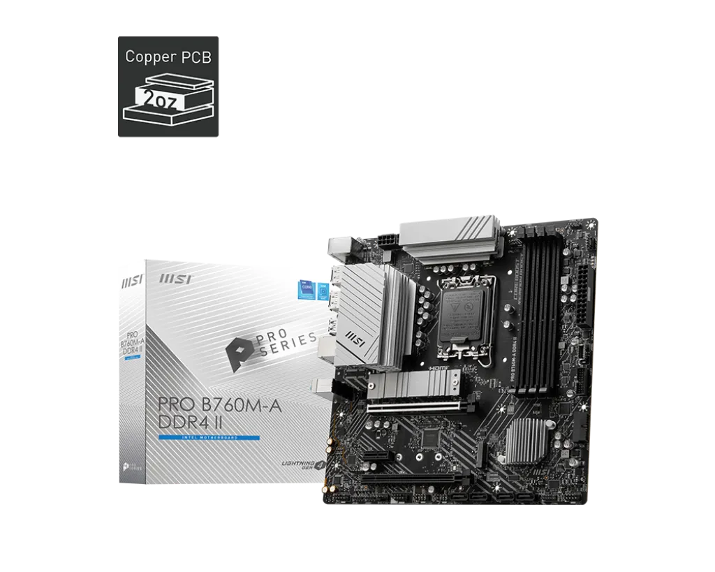 (支援最新14代)MSI微星 PRO B760M-A DDR4 II 主機板